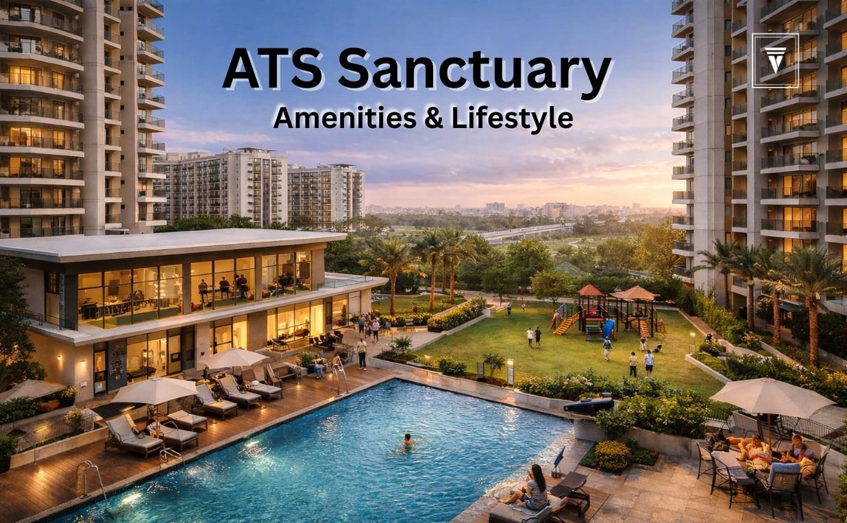 ATS Sanctuary 105 Gurgaon luxury apartments with swimming pool, clubhouse and landscaped gardens on Dwarka Expressway
