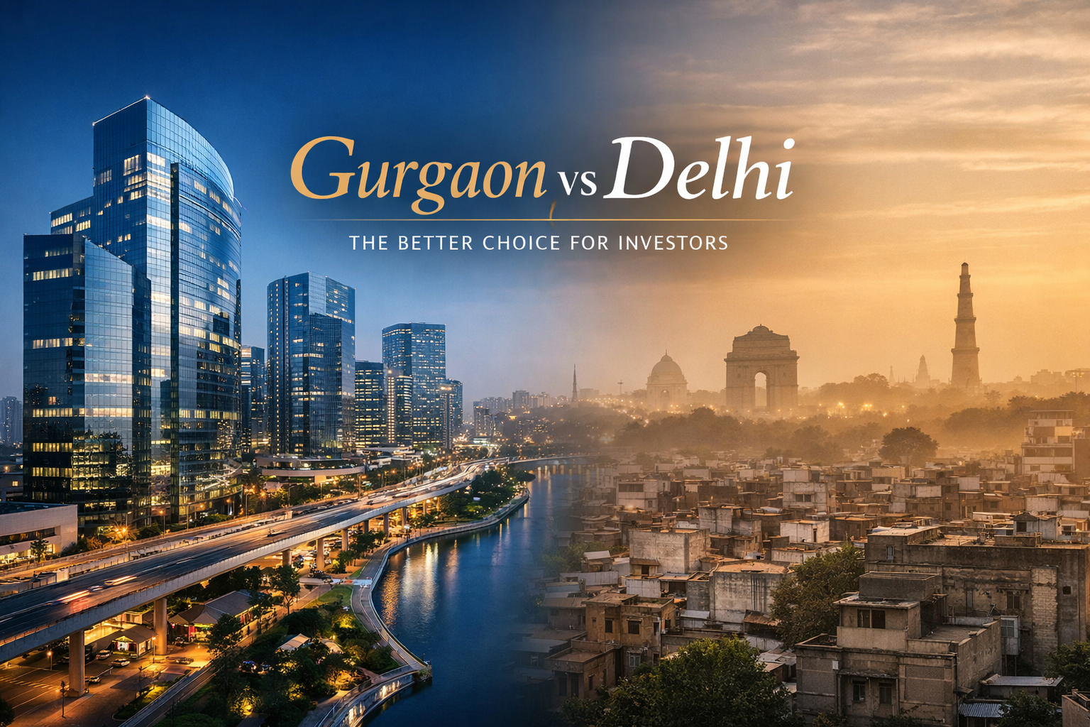 Why Investors Prefer Gurgaon Over Delhi for Real Estate Investment