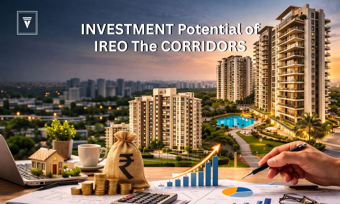 Luxury residential towers of Ireo The Corridors in Sector 67A Gurgaon highlighting premium real estate investment potential.