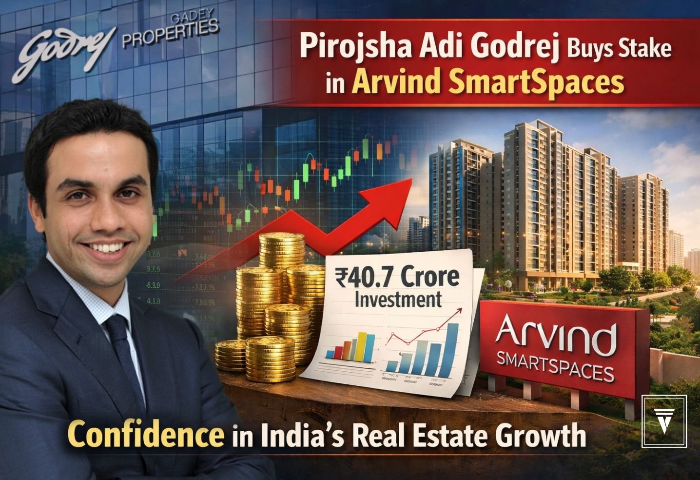 Godrej Group executive Pirojsha Adi Godrej invests ₹40.7 crore in Arvind SmartSpaces real estate company